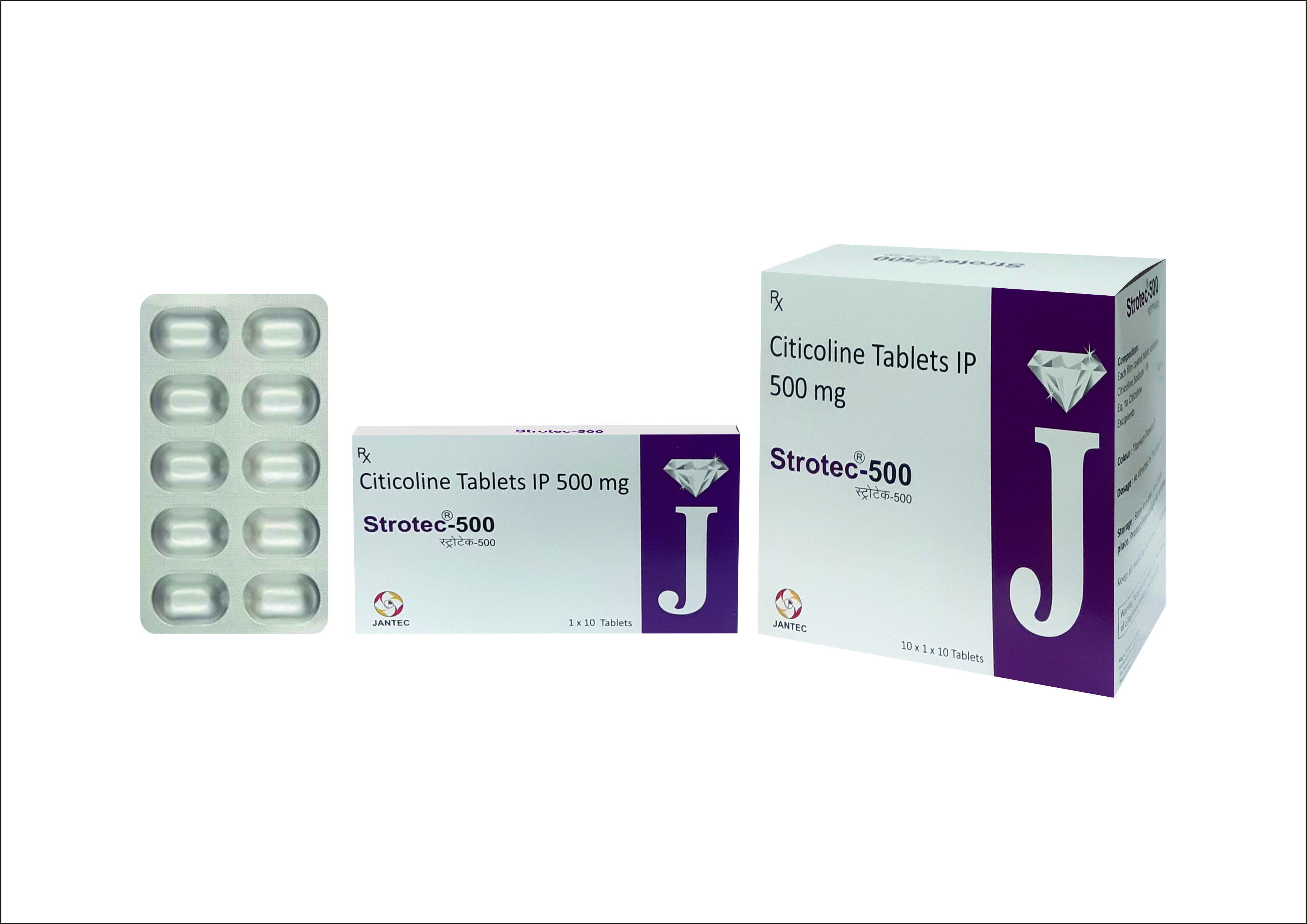 Quality assurance for Citicoline + Piracetam Tablets