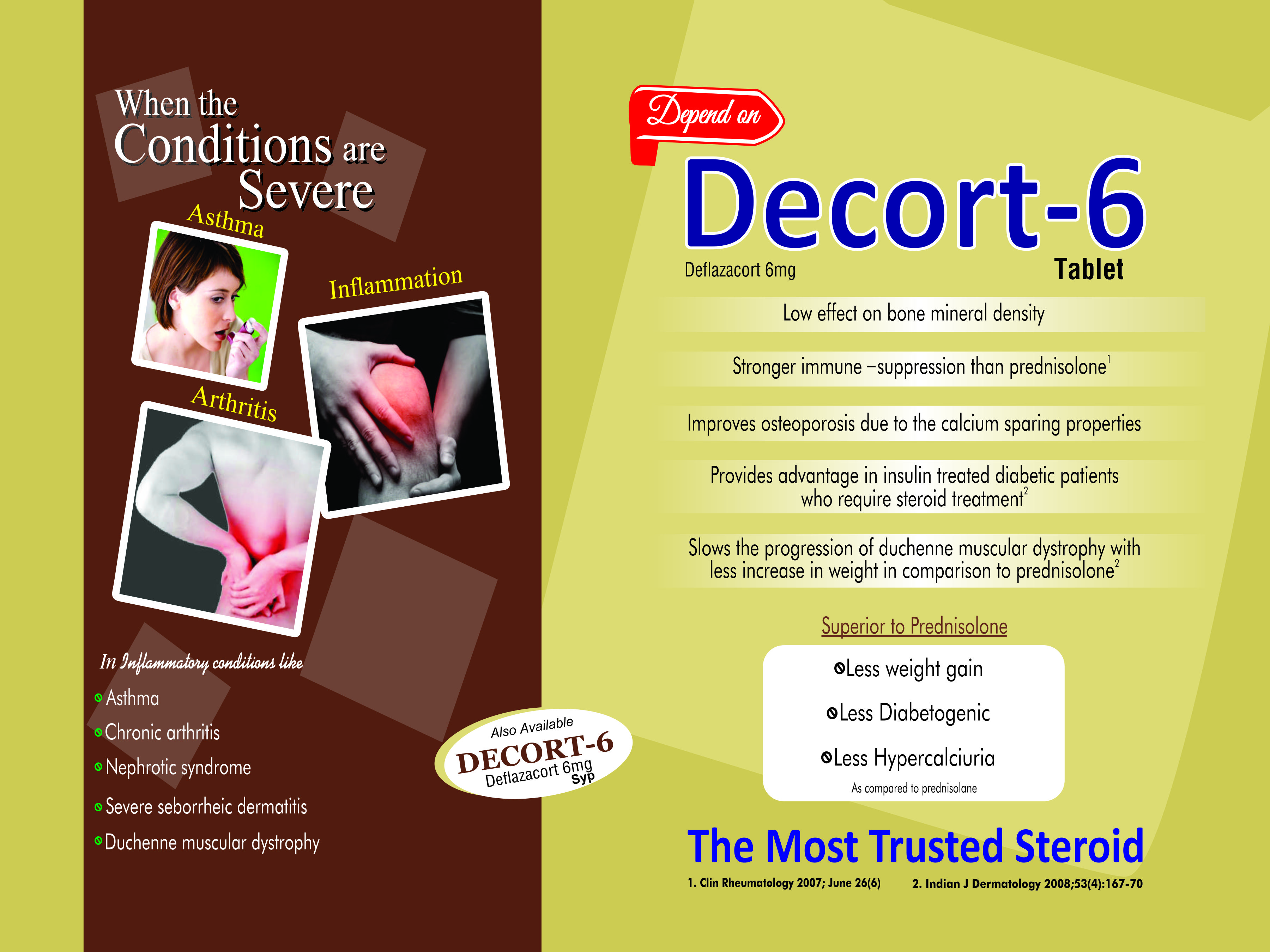 Deflazacort Tablet benefits