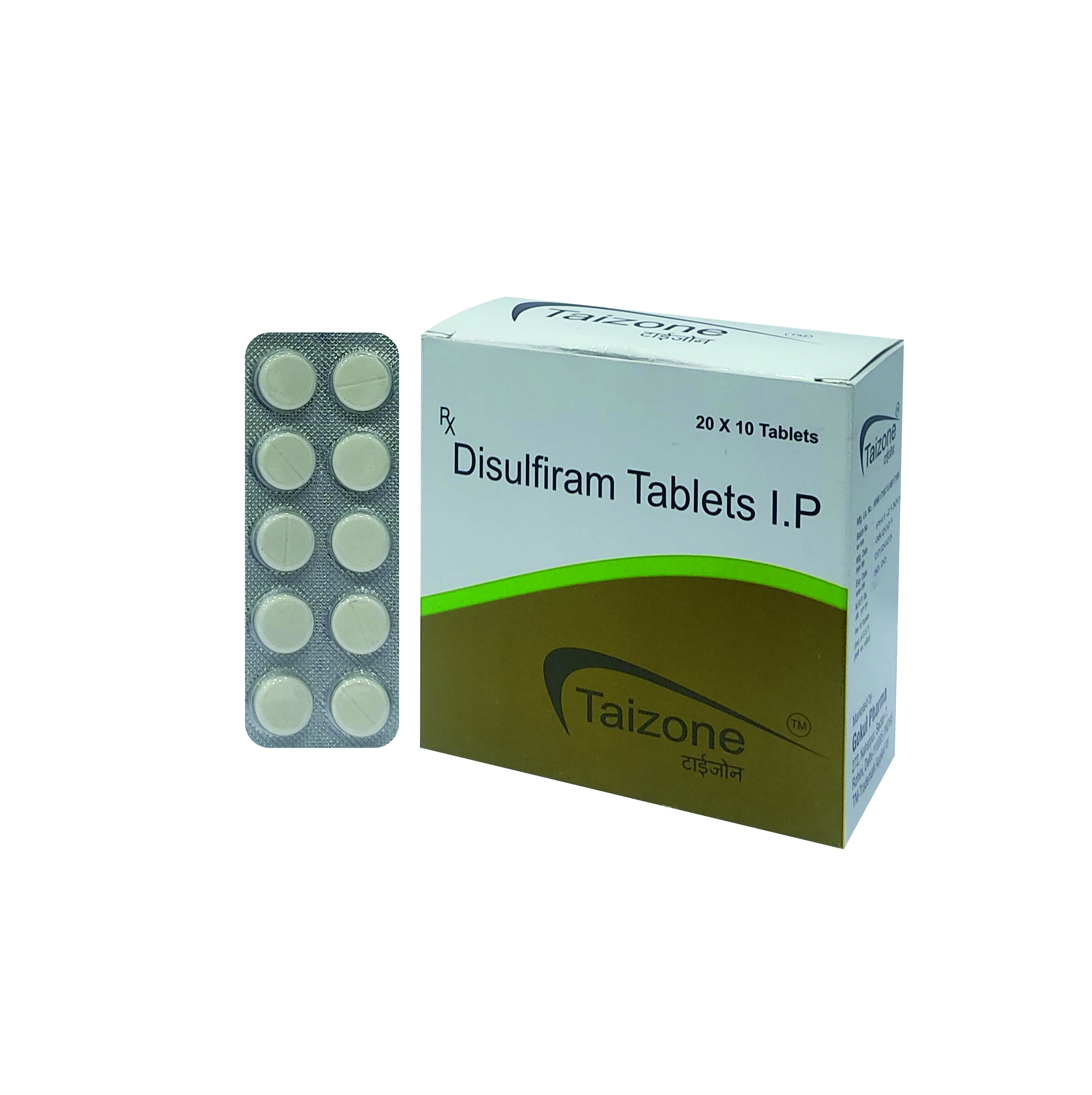 Disulfiram Tablets for alcohol dependence treatment