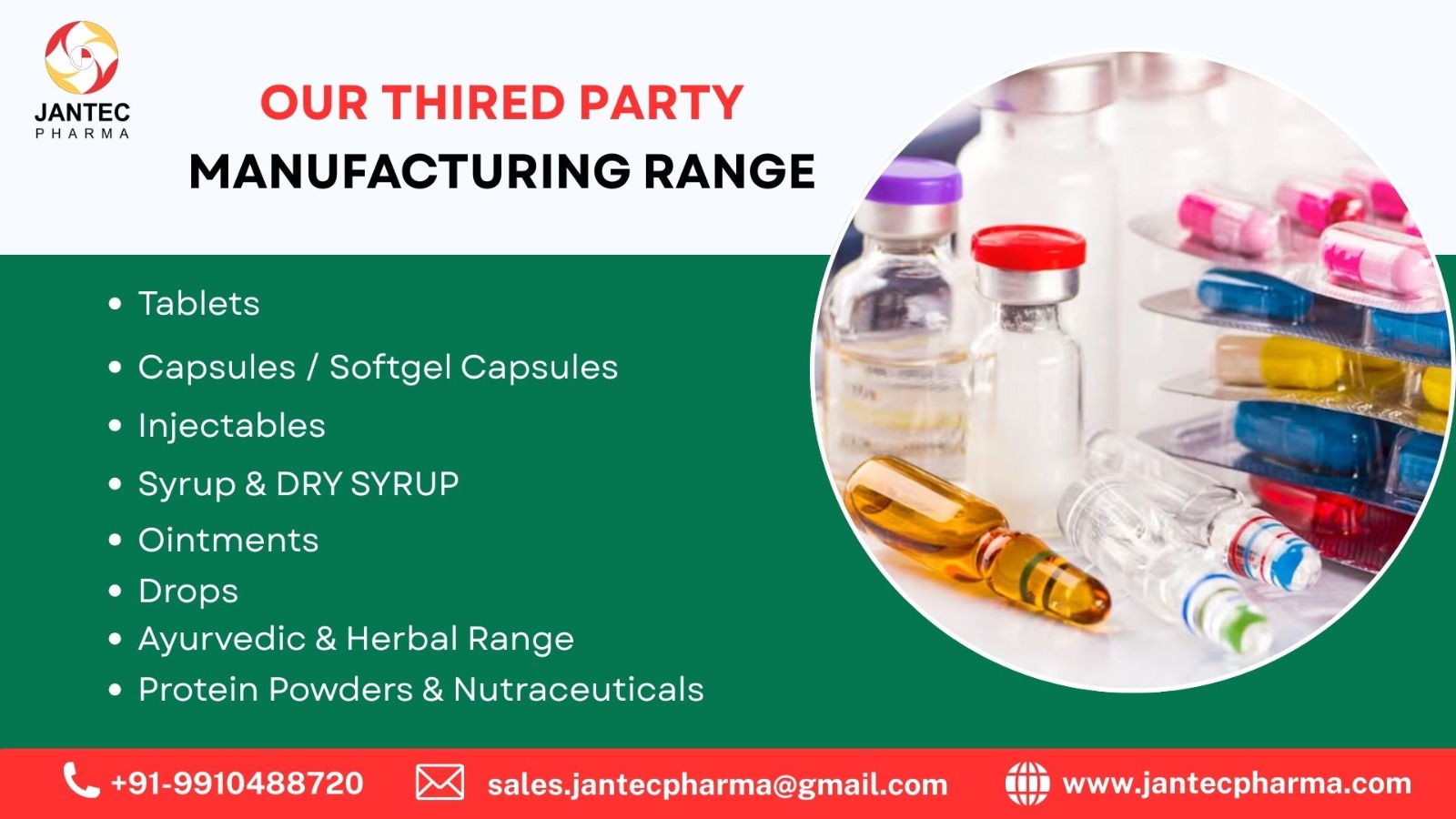 Third Party Manufacturing Pharma Tablets Benefits